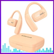BlitzRock Open Ear Wireless Earbuds, APP Support, Deep Bass, Bluetooth V5.4 Headphone, IPX5 Waterproof Sport Earphone