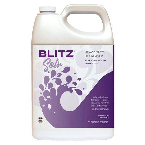 BlitzSolv Heavy Duty Citrus Degreaser Cleaner 1:20, Case of 4 Gallons