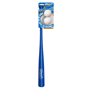 Blitzball Plastic Bat & 2 Ball Backyard Baseball Set for Kids- Blue Bat White Balls