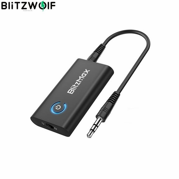 Blitzmax BM-BT05 Transmitter Receiver Bluetooth 5.2 Channel Sterio Receiver with 2 in 1