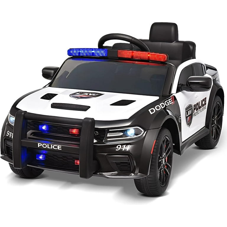 Dodge charger police hotsell car ride on