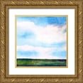 thumbnail image 1 of Blixt, Ingrid 15x15 Gold Ornate Wood Framed with Double Matting Museum Art Print Titled - Bright Field III, 1 of 4