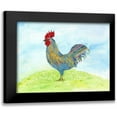 thumbnail image 1 of Blixt, Ingrid 24x19 Black Modern Framed Museum Art Print Titled - Meadow Rooster, 1 of 5