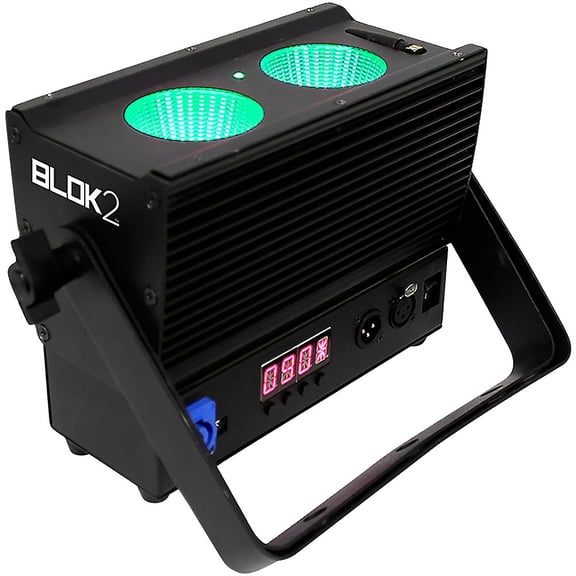 Blizzard Lighting Blok 2 IP IP65/Outdoor Rated High Output RGBW+UV Battery Powered Par with Built-in Wireless DMX