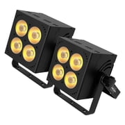 Blizzard Lighting HotBox4 RGBALC 4 20W RGBALC Full Color LED Wash Fixture 2-Pack