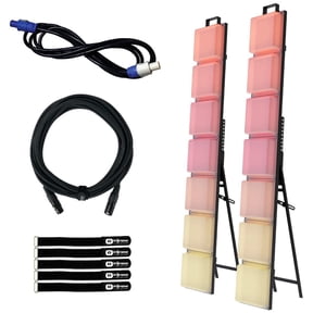 Blizzard Lighting InfiniPix Spektro 196x SMD 5050 RGB LED Block Pixel FX Fixtures Duo Package with Cables