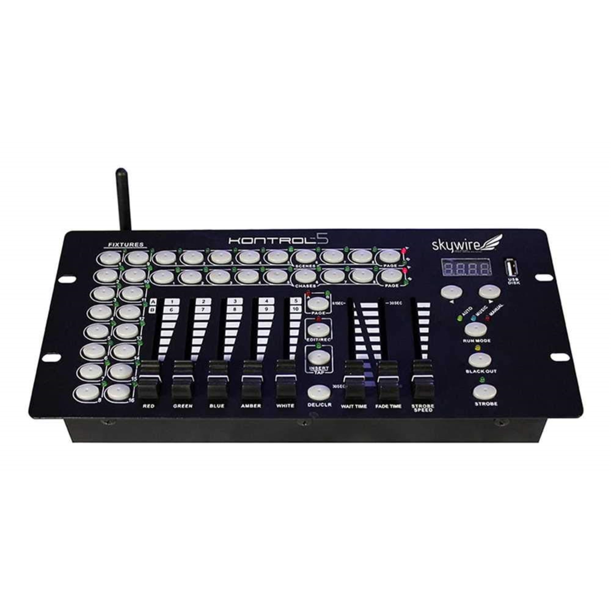 BLIZZARD 10 CH 5 FDER DMX CONTROLLER WIR