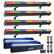 Blizzard Lighting StormChaser Supercell Pro 5-in-1 LED Pixel Bar 4-Pack with Bags Package