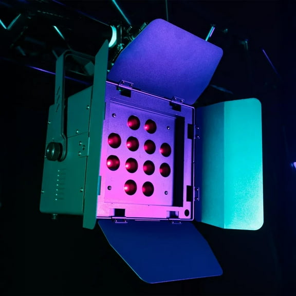 Blizzard Lighting Uvonix Blackstar 120W 365nm UV LED Blacklight Flood with Barndoors