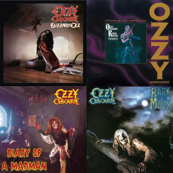 Blizzard Of Ozz & Tribute & Diary Of A Madman & Bark At The Moon [CD Bundle]