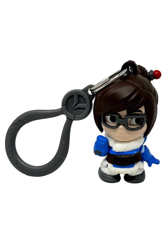 Blizzard Overwatch Mei Backpack Hanger Mini Figure Keychain