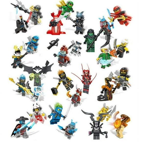 Blizzard Samurai Ninja Warrior MOC Building Block Set  29 Pieces Action Figures Featuring Kai, Jay, Zane, Great for Kids and Fans