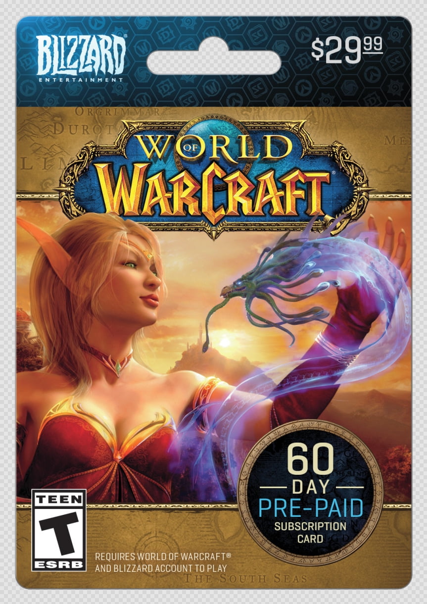 Blizzard World Of Warcraft $29.99 Gift Card