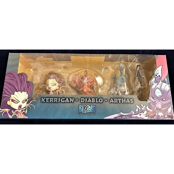 Blizzcon 2013 Cute But Deadly Figures Kerrigan, Arthas and Diablo by Blizzard Entertainment