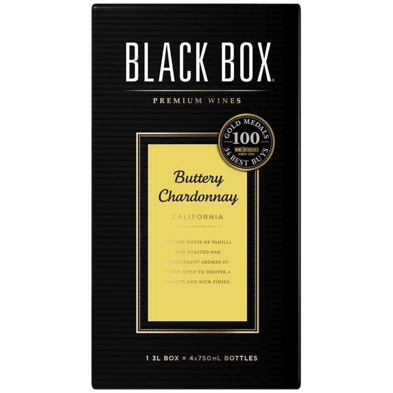 Black Box Buttery Chardonnay White Wine, 3L Box