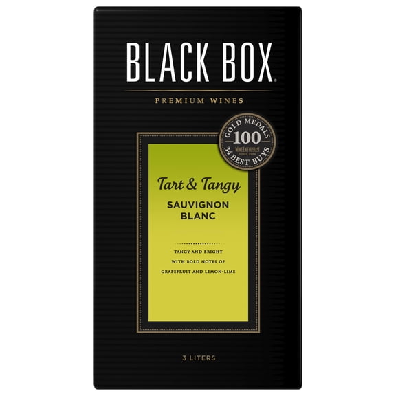 Black Box Tart & Tangy Sauvignon Blanc White Wine, 3 L Box