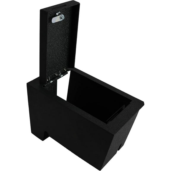 Black Horse Center Console Safe Security Lock Box, Black Gun Box Organizer, with 4 Digit Combination Resettable Lock Compatible with 2023-2023 Toyota Sequoia|2022-2024 Toyota Tundra-ASTT02