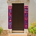 Blmiede 50 off Clear! Independence Day Sign Banners Curtain Door