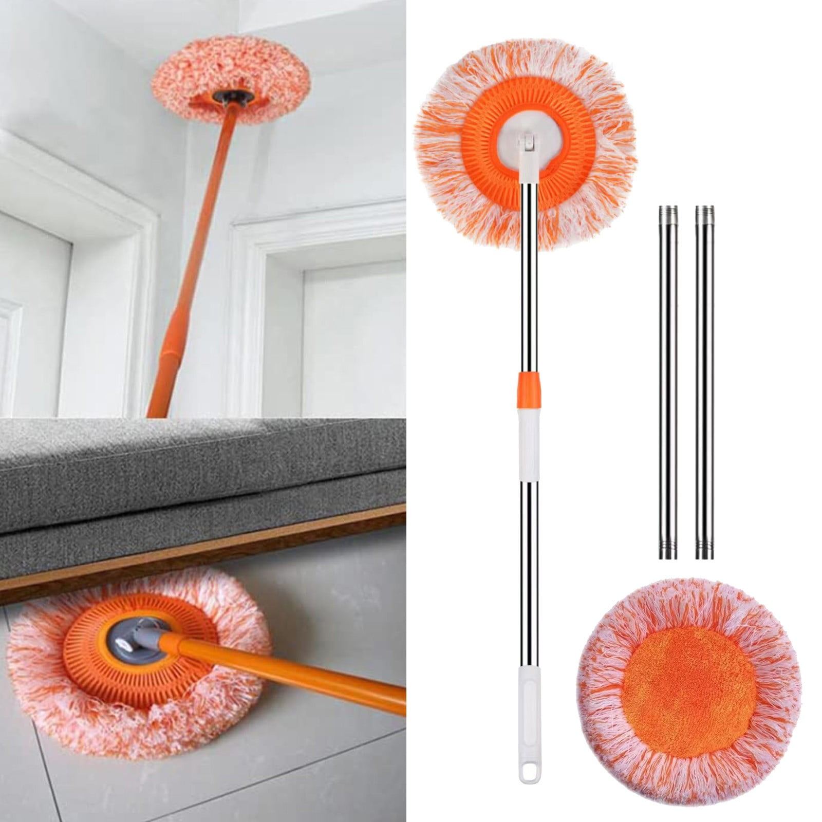 Blmiede Intellect Mop 360 Rotatable Adjustable Cleaning Mop for Walls and Ceilings, Extendable