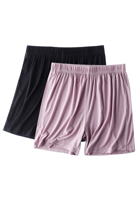 2 Piece Women's Shorts Boxer Shorts Sliding Shorts Shorts Elastic High Beige Womens Gym Shorts,L