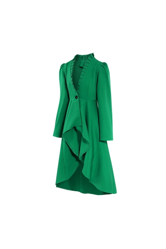 Adjustable Waist Coats for Women Tie Poncho Womens Jackets Dressy Casual Y2k Jacket Coat Long Long Sleeve High-Low Green Womens Jackets Casual