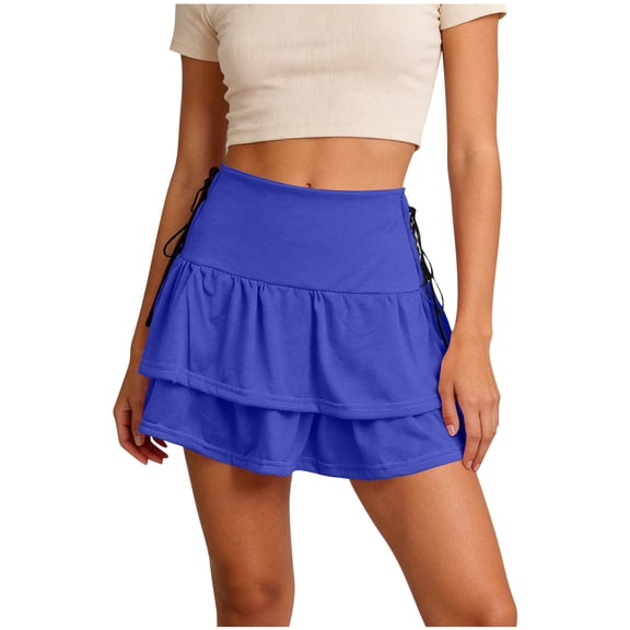 Blmnix Asymmetrical Skirts for Women Midi Length Sequin Silk Skirts Skirt Red Mini Mini Skirt for Women,Free Size