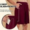 thumbnail image 1 of Blmnix Athletic Shorts Men Shorts Running Soccer Shorts Shorts Red Low Mens Running Shorts,XXL, 1 of 5