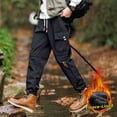 thumbnail image 1 of Blmnix Baggy Hiking Pants Mens Pants Low Waisted Active Fit Carpenter Cargo Pants Sweatpants Black Long Straight-Leg Men's Casual Pants,XXXXL, 1 of 9
