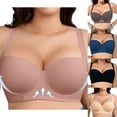 thumbnail image 1 of Blmnix Balconette Bras for Women Push-Up Seamless Bras Minimizer Plus Size Bras 36C-46C, 1 of 6