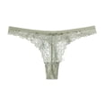 thumbnail image 1 of Blmnix Breathable Underwear Women Thong Underwear Cheeky Boxers Green Lace Panties Womens Boyshorts Underwear,XL, 1 of 3
