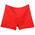 thumbnail image 1 of Blmnix Breathable Womens Panties Boy Shorts Red Tummy Control Seamless Cotton Underwear for Lady Comfortable 1PC, XL-XXXXXXL, 1 of 6