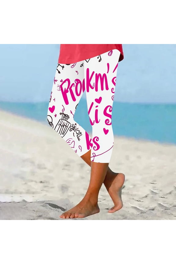 Capri Pants Pants for Women Trendy Valentine Chinos Trousers Slim-Leg High Pink 7/8th Faux Leather Pants for Women,XL