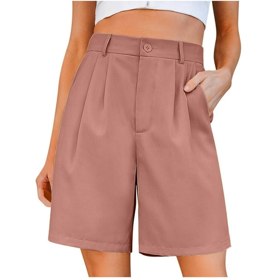 Blmnix Cargo Shorts Womens Shorts Chino Long Shorts Short Pink High Oversized Womens Running Shorts,XL