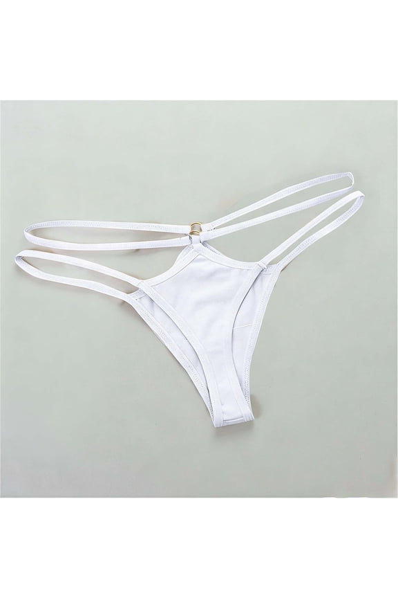 Cheeky Underwear Women Cotton Bikini G String Thongs Boxer Shorts White Underwear Women Pack Cotton,XL