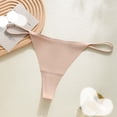 thumbnail image 1 of Blmnix Cheeky Underwear Women Seamless Sexy Panties G String Thongs Boxer Shorts Beige Panties for Women Sexy,M, 1 of 5