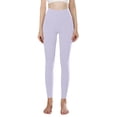 thumbnail image 1 of Blmnix Chinos Womens Pants Casual Cotton Yoga Pants Leggings Leggings High Cropped Slim-Leg Purple Trousers for Women,L, 1 of 7