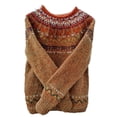 thumbnail image 1 of Blmnix Chunky Cozy Sweaters for Women Crew Neck Pullover Oversized Sweater Long Sleeve Oversized Winter Cloting, 1 of 3
