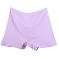 thumbnail image 1 of Blmnix Comfort Womens Panties Boy Shorts Purple Seamless Tummy Control Cotton Underwear for Lady Elastic 1PC, XL-XXXXXXL, 1 of 6