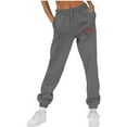thumbnail image 1 of Blmnix Comfy Womens Sweatpants Gray Workout Casual High Baggy Loose Joggers Juniors Sweatpants Fall, 1 of 5