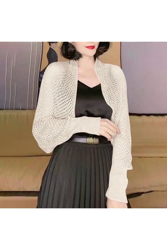 Convertible Jacket for Women UV Protection Spring Jackets Pull-On Light Weight Coat Cocoon Long Sleeve Beige Winter Jacket