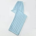 thumbnail image 1 of Blmnix Cotton Pajamas Valentines Pjs Women Sleep Pants Petite Pajamas Sleepwear Ankle Blue Wide-Leg Womens Pajama Set,L, 1 of 5