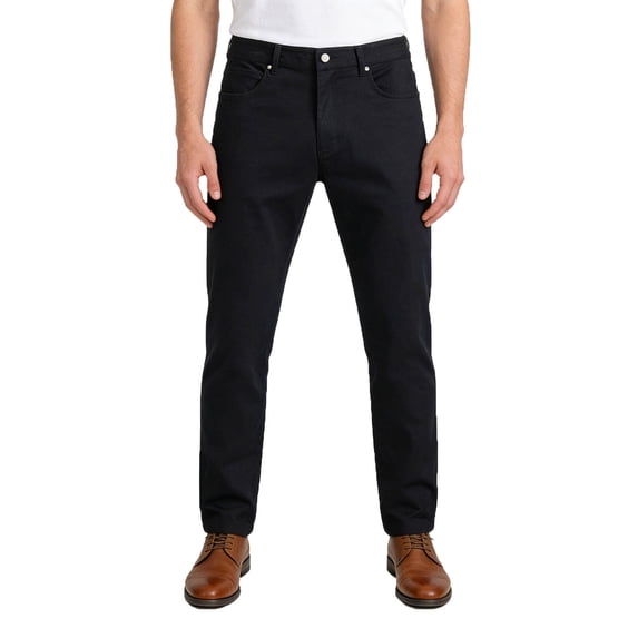 Blmnix Cotton Pants Pants for Men Low Rise Skinny Chinos Cargo Work Pants Jean Slim-Leg Long Black Casual Pants for Men,XL