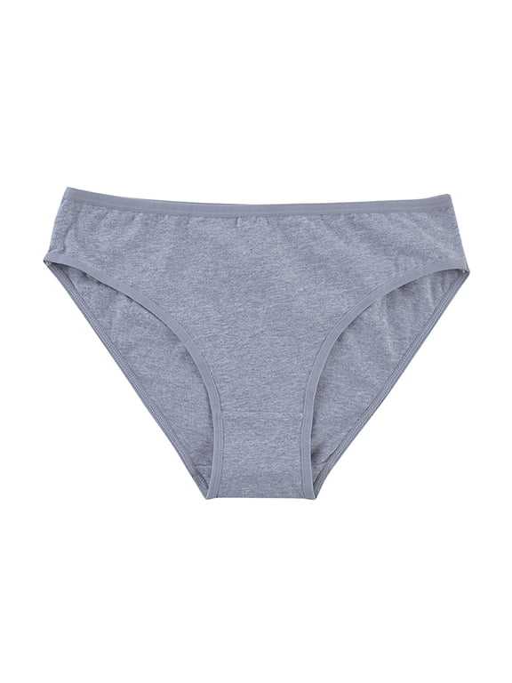 Cotton Underwear Panty Women No Show Underwear Briefs Underwear Pull-On Ventilated Tight Gray Patch Period Underwear for Women,M