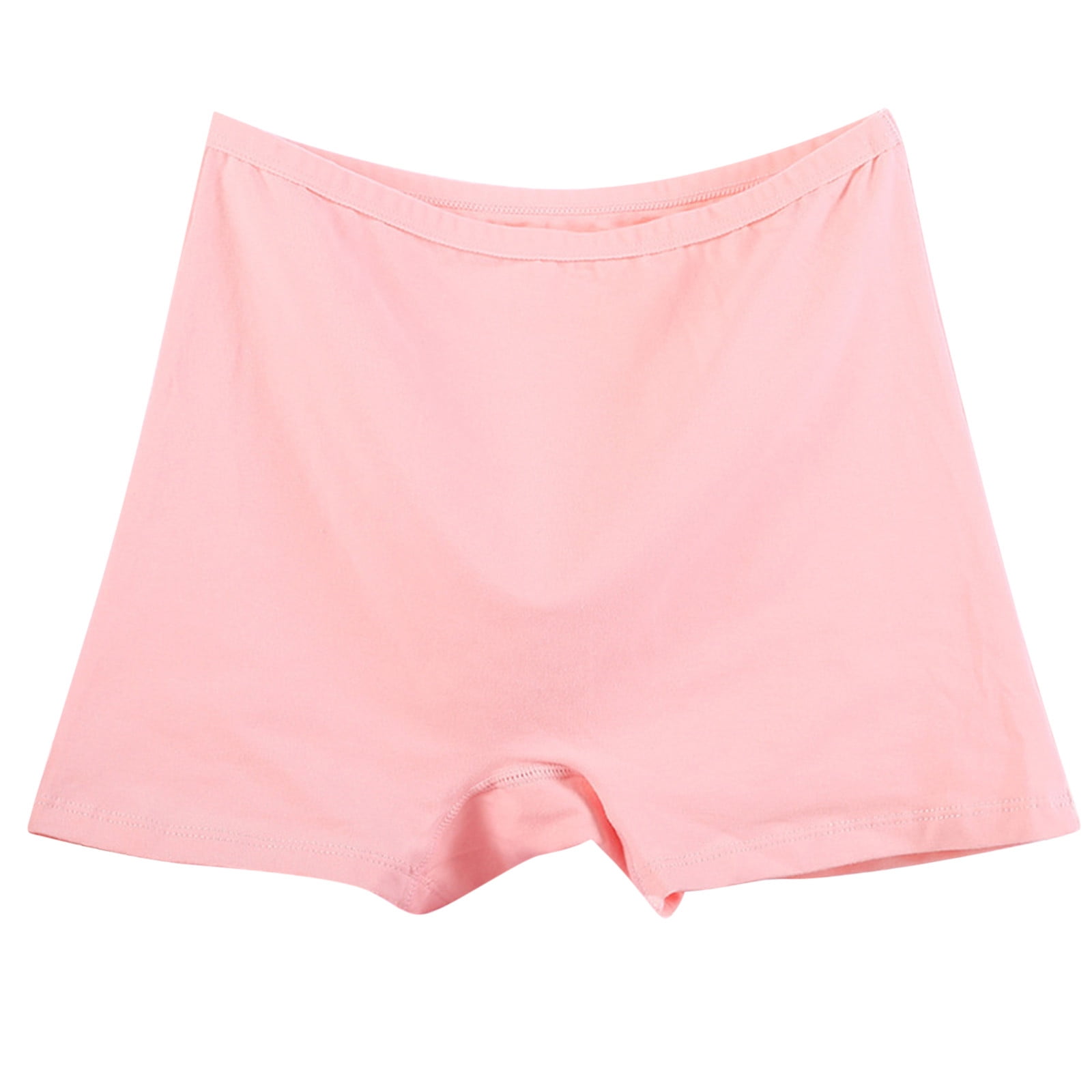 Blmnix Cute Womens Panties Men Shorts Pink Cotton Tummy Control