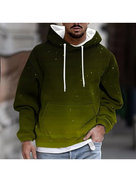 Drawstring Men's Fashion Hoodies & Sweatshirts Big and Tall Hoodies Graphic Hoodie Hoodies Pullover Sweatshirt Long Sleeve Adaptable Black Hoodie Hooded Fall Sweatshirt,L