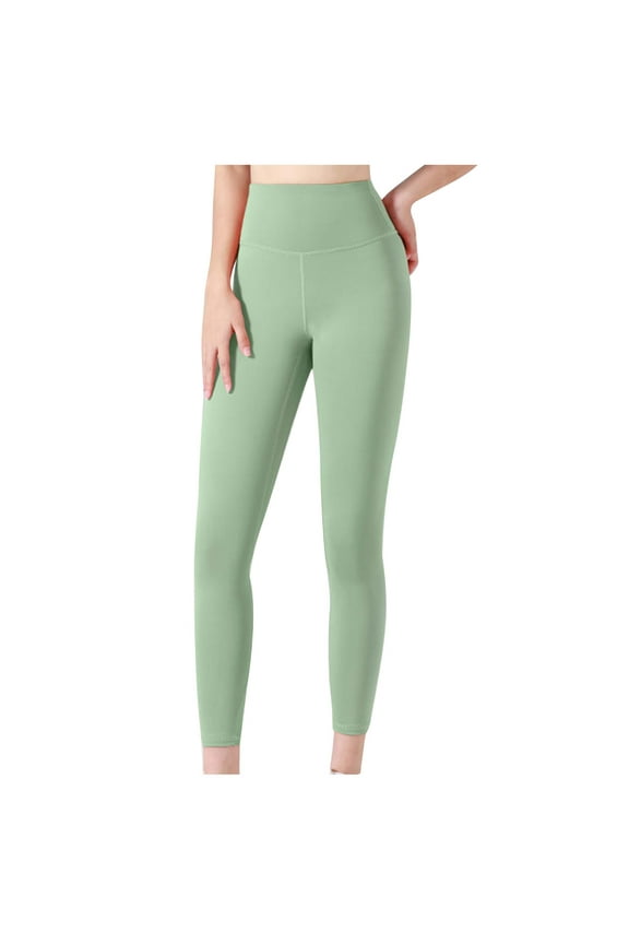 Flat Front Wide Leg Dress Pants for Women Cotton Yoga Pants Leggings Pants High Green Slim-Leg Slim Cropped Wide Leg Trousers Women,M