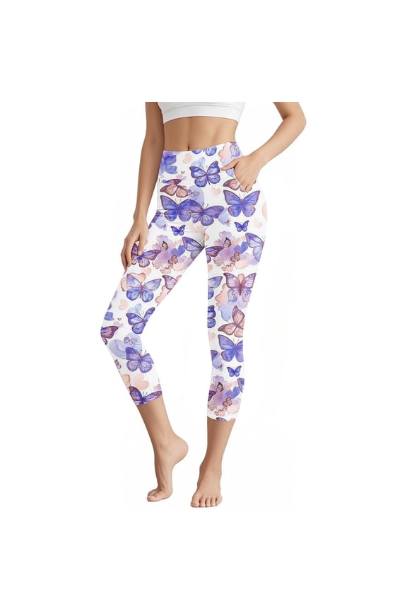 Flat Front Women Pants Cotton Yoga Pants Boho Pants Jeans Slim-Leg High 7/8th Stretchy Work Pants for Women,L