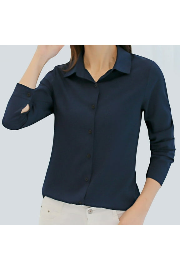 Flattering Womens Golf Polo Shirts Relaxed Plus Size Tops for Curvy Women Long Sleeve V-Neck Blouses