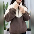 thumbnail image 1 of Blmnix Fleece Jacket Women Womens Jacket Antimicrobial Protection Windbreaker Sherpa Zip Up Jacket Long Sleeve Brown Jackets for Women Casual, 1 of 5