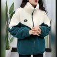 thumbnail image 1 of Blmnix Fleece Jacket Women Womens Jacket Zip Up Sherpa Windbreaker Rain Jackets Long Sleeve Green Jackets for Women Casual, 1 of 5